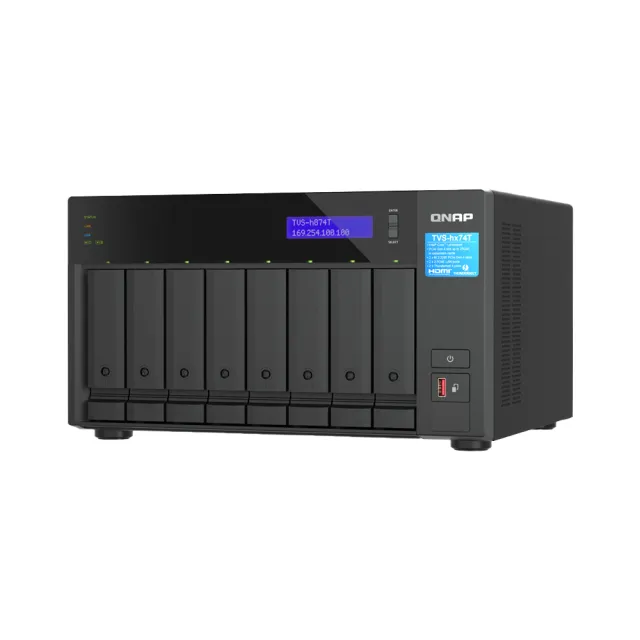【QNAP】搭希捷IronWolf Pro 28TBx2★TVS-h874T-i7-32G 8Bay Thunderbolt NAS 網路儲存伺服器