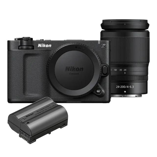 【Nikon 尼康】ZR + Z 24-200mm F4-6.3 VR + 再送第2顆原廠電池(公司貨)