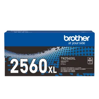 【brother】TN-2560XL 原廠高容量黑色碳粉匣(適用機型: HL-L2460DW/MFC-L2805DW/MFC-L2885DW)