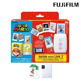 【FUJIFILM 富士】instax mini Link3 超級瑪利歐特別版 印相機 原廠公司貨(贈20張底片原廠相簿組合)
