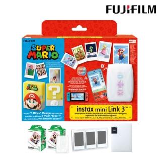【FUJIFILM 富士】instax mini Link3 超級瑪利歐特別版 印相機 原廠公司貨(贈40張底片原廠相簿組合)