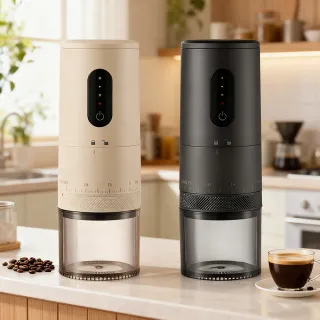 【ANTIAN】小型電動義式咖啡豆研磨機 咖啡豆磨粉機 咖啡磨豆機 咖啡機