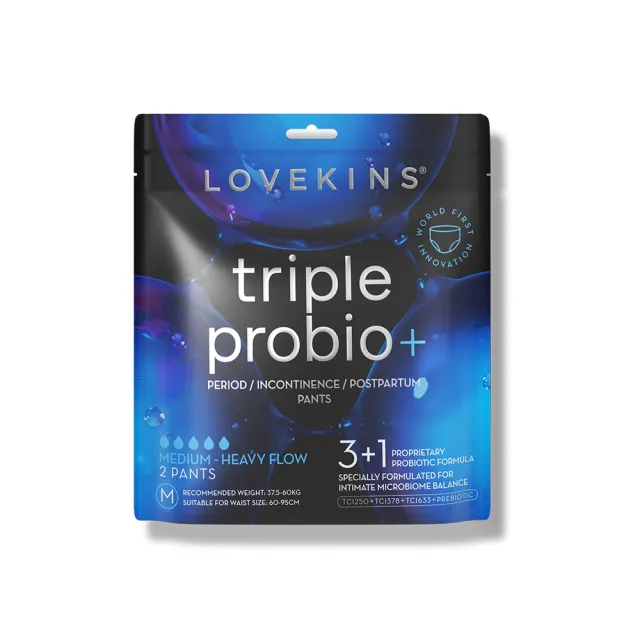 【Lovekins 沐歆】全週期體驗組 益生菌衛生棉+安心褲(混尺寸/245mm/290mm/360mm/安心褲)
