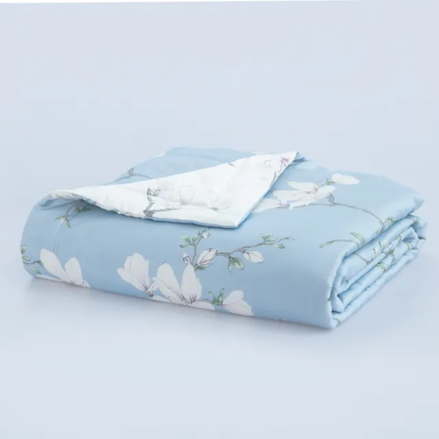 【WEDGWOOD】100%天絲印花 海藻蠶絲涼被薄被四季被(單人150x195cm｜300織百貨款)