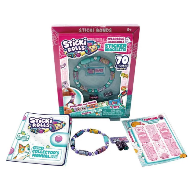 【ToysRUs 玩具反斗城】Sticki Rolls 貼紙手鏈單包 - 隨機發貨