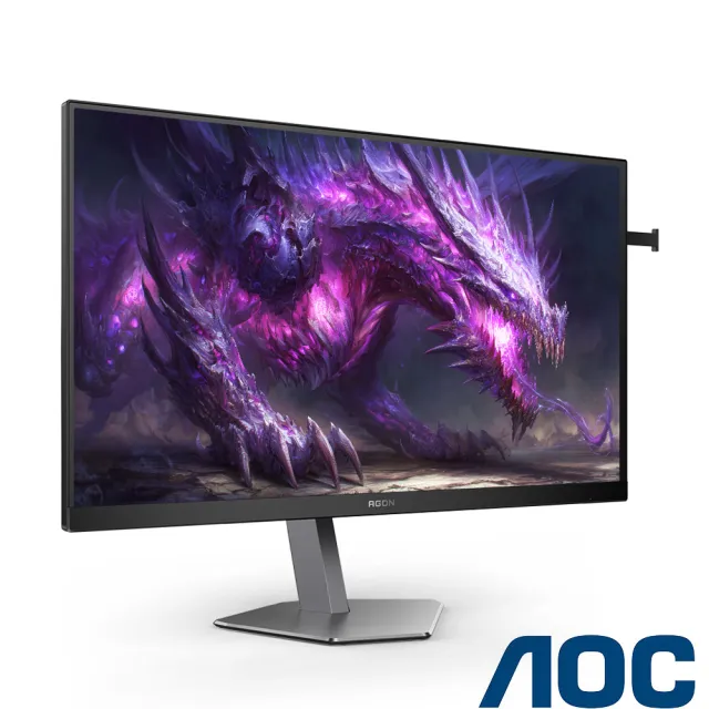 【AOC】AG276UZ 27型4K 240Hz/FHD 480Hz IPS雙模電競螢幕(Adaptive Sync/低藍光/HDR400/0.3ms)