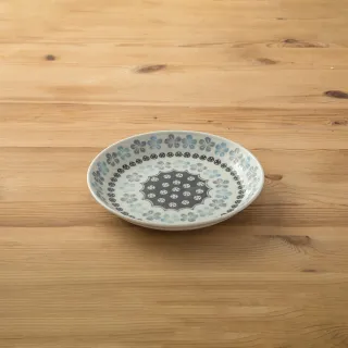 【LohasPottery 陸寶】日本製 美濃燒 Pottery Field 七款花紋 7.9吋蛋糕盤(日式陶瓷盤 甜點盤 水果盤)