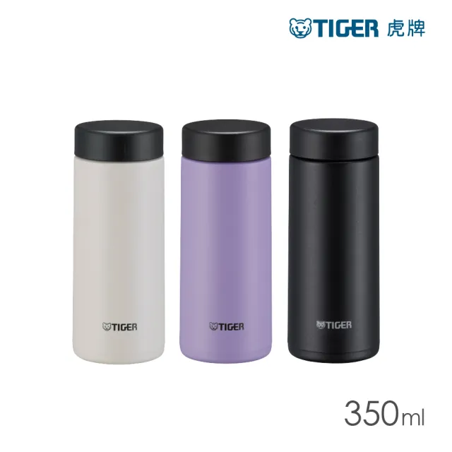 【TIGER 虎牌】夢重力輕量旋蓋雙層不鏽鋼保溫瓶 350ml(MMZ-W035保溫杯)