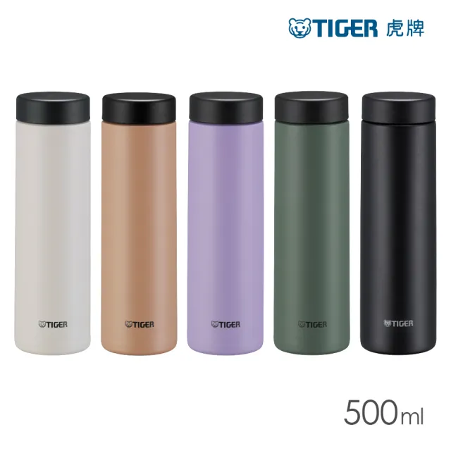 【TIGER 虎牌】夢重力輕量旋蓋雙層不鏽鋼保溫瓶 500ml(MMZ-W050保溫杯)