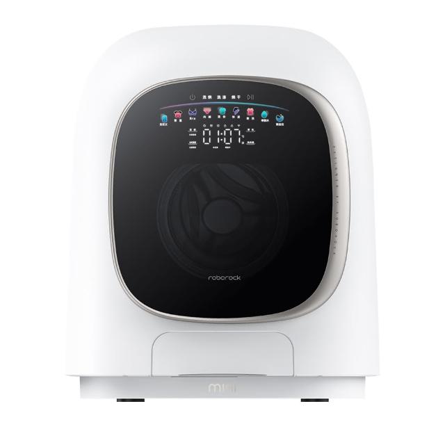 【Roborock 石頭科技】不含安裝 柔衣公主M1 Pure 1KG AI洗脫烘滾筒洗衣機(特漬洗/母嬰認證/UVC殺菌)