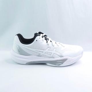【asics 亞瑟士】SKY ELITE FF 3 男女 排羽球鞋 匹克球(1051A080105 白x銀灰)