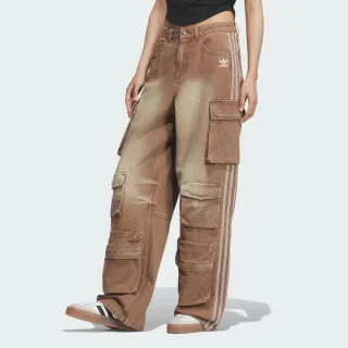 【adidas 愛迪達】MULTICARGO 丹寧長褲 女 - Originals KC5871