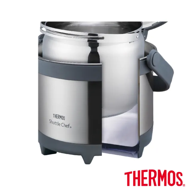 【THERMOS 膳魔師】燜燒提鍋4500ml(TCRA-4500-CS)