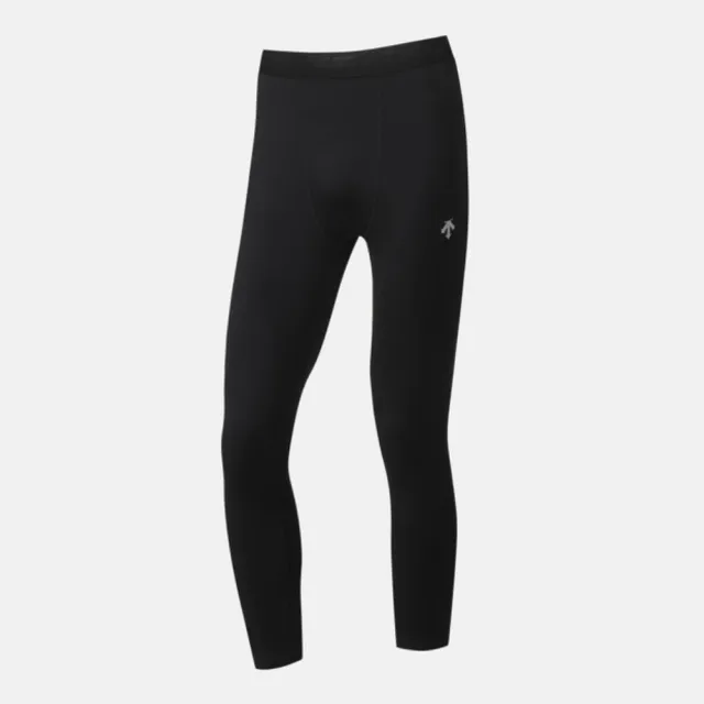 【DESCENTE】長褲 女 運動緊身褲 瑜珈 RUNNING WARM TIGHTS 黑 SQ323RKL81-BLK0