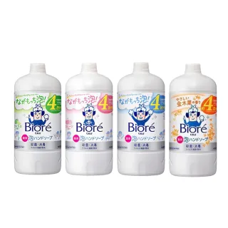 【Kao 花王】Biore u  泡沫洗手慕絲 特大補充瓶-770ml(綿密泡沫)