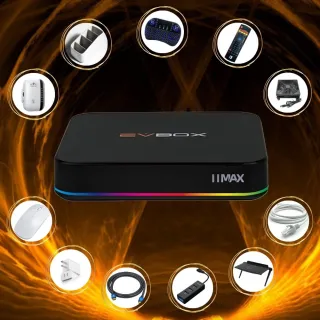 【EVBOX 易播】11MAX語音聲控電視盒(8核+64G Android TV 旗艦機皇 4K機上盒 網路 智慧 數位 小雲 夢想盒子)
