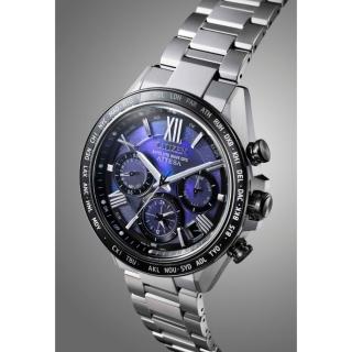 【CITIZEN 星辰】ATTESA UNITE with BLUE 寧靜之海限量款 GPS衛星對時鈦金屬腕錶(CC4075-50L)