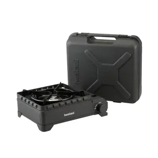 【Iwatani 岩谷】戶外防風重裝黑武士磁式瓦斯爐3.4kW-附收納盒-日本製(CB-ODX-XG)