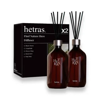 【HETRAS】首席調香師擴香500ml 2入組(GD擴香 香氛 空間香氛 室內香氛 交換禮物)