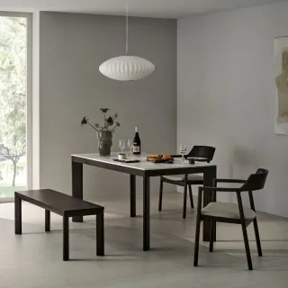 【iloom 怡倫家居】BLIQUE 1800型陶瓷餐桌 4色可選(咖啡桌 桌子 餐桌 方桌 小方桌 方形餐桌 陶瓷桌)