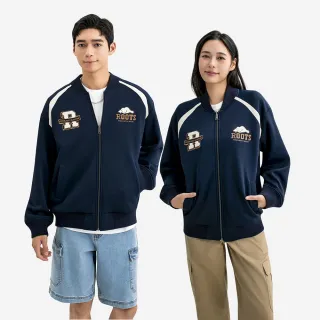 【Roots】Roots中性-GF HERITAGE 雙面穿棒球外套(深藍色)