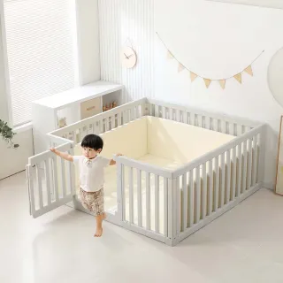 【MH 家居】4合1兒童遊戲城堡150x150(遊戲城堡/兒童房/兒童遊戲圍欄/爬行地墊)