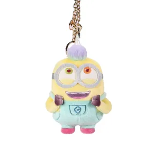 【MINIONS 小小兵】環球影城小小兵玩偶吊飾耳機包TIM熊提姆熊(正版閨蜜女友男友女兒子生日 