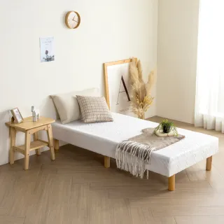 【H&D 東稻家居】多功能硬式兩用床/懶人床/萬用床/DIY(3尺單人 六支床腳更穩固)