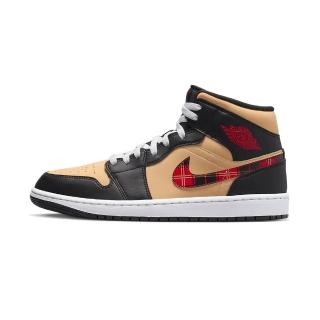 【NIKE 耐吉】Air Jordan 1 Mid SE 中筒 黑棕紅 男款 AJ1 DZ5329-001