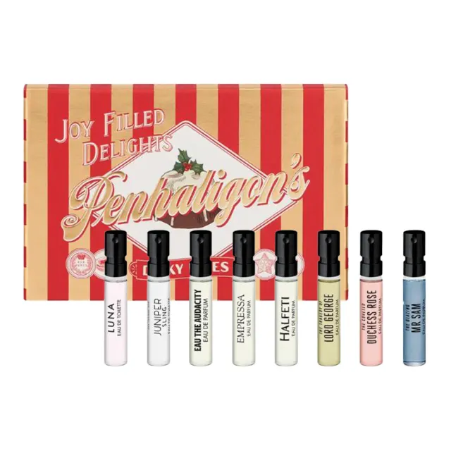 【PENHALIGON’S 潘海利根】2024節慶限定香氛殿堂禮盒 2mlx8入