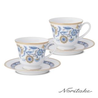 【NORITAKE】塔斯克藍-咖啡對杯(精緻禮盒組)