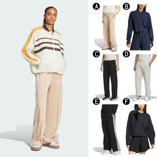 【adidas 愛迪達】運動長褲 運動外套 圓領長袖T恤 FIREBIRD TP 男女 A-IZ2753 B-IW1031 C-JZ1661 精選六款