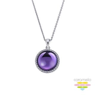 【彩糖鑽工坊】紫水晶項鍊 (2克拉 紫水晶 Amethyst 輕珠寶)
