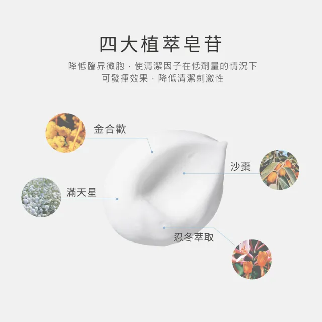 【荷麗美加 官方直營】UPA純淨水植萃舒緩潔膚泡沫150ml(敏弱肌 御用淨膚)