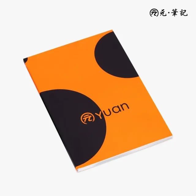 【元筆記】B7商務筆記本 時尚橙|口袋隨行本・工作記事・會議筆記|支援智慧筆
