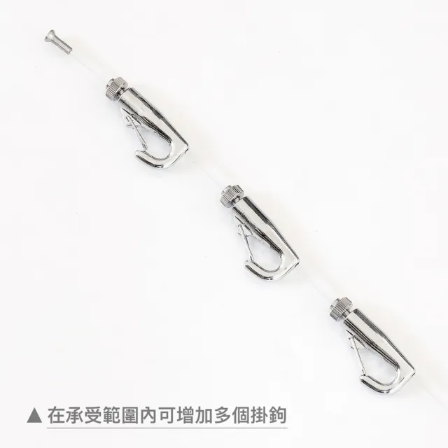 【菠蘿選畫所】畫軌配件零售 - 1.2m尼龍吊線(掛畫軌道五金/掛展畫廊掛畫勾/吊畫尼龍線/吊圖尼龍線)