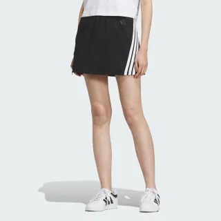 【adidas 愛迪達】愛迪達 S Skort 女 運動褲裙 黑 白 亞版(KB7603)