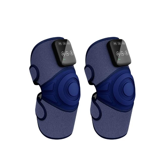 【KINYO】好膝動氣壓波動膝部按摩器 雙入(雙11必買 IAM-2802 膝蓋按摩 膝蓋熱敷)