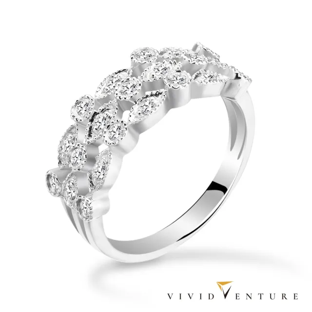 【Vividventure 亞帝芬奇】14K 36分 天然鑽石 真鑽 線戒 戒指 排戒 耳環 任選 星光閃耀