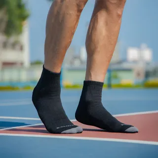 【FOOTER】6入組-螺旋氣墊輕壓力襪-男款-局部厚(T98L)