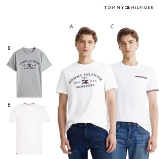 【TOMMY HILFIGER】官方旗艦館 男士精選短袖T恤 多款任選
