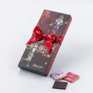 【Diva Life】聖誕胡桃鉗 比利時巧克力片10入禮盒(交換禮物)
