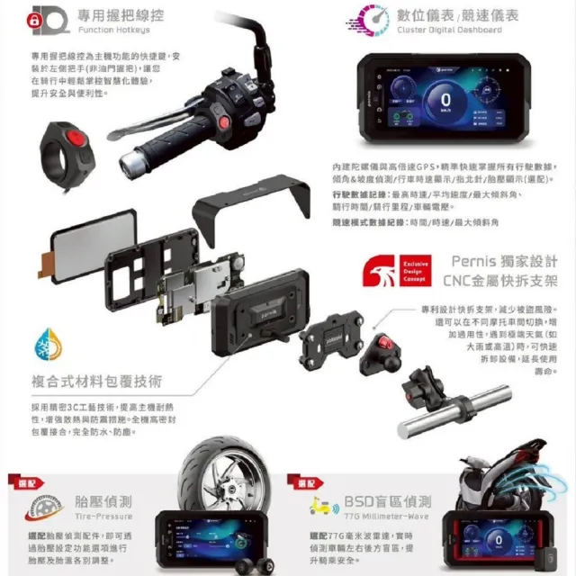 【Polaroid 寶麗萊】含安裝白牌 MS700CL胎壓版 多媒體導航機 附記憶卡(智能連動前後雙鏡頭行車記錄器)