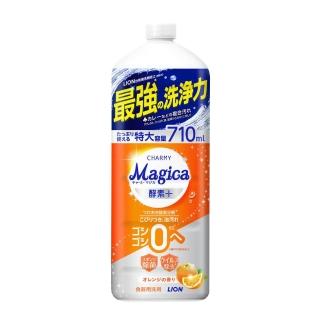 【LION 獅王】Charmy Magica 酵素+系列洗碗精 柳橙香氛香 710ml