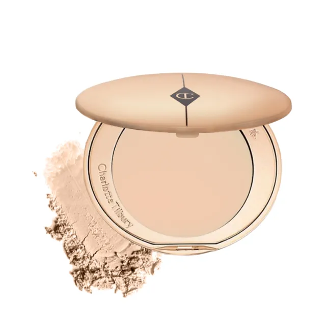 【Charlotte Tilbury】無暇蜜粉餅 系列 三款任選(1Fair/2MEDIUM/白月光定妝款)