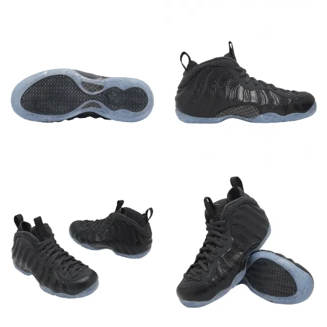 【NIKE 耐吉】休閒鞋 Air Foamposite One 男鞋 全碳纖維紋路 黑 太空鞋 果凍底(HF2902-002)