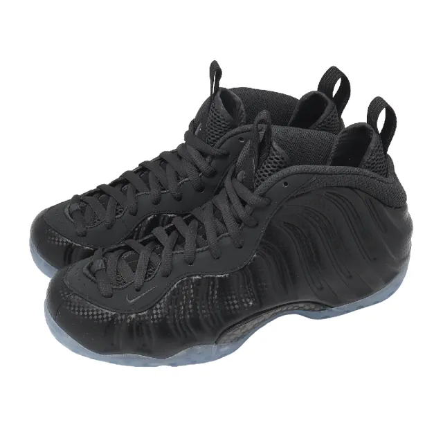 【NIKE 耐吉】休閒鞋 Air Foamposite One 男鞋 全碳纖維紋路 黑 太空鞋 果凍底(HF2902-002)