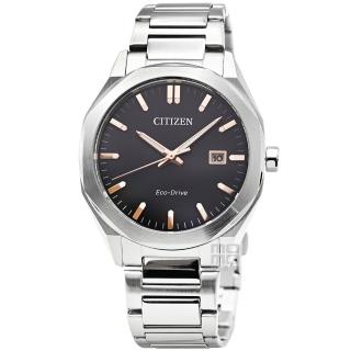【CITIZEN 星辰】星辰ECO DRIVE光動能鋼帶男錶-黑(BM7620-83E)