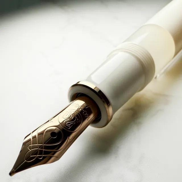 【Pelikan】百利金M600 白玫瑰金鋼筆(附贈原廠手提袋、墨水)
