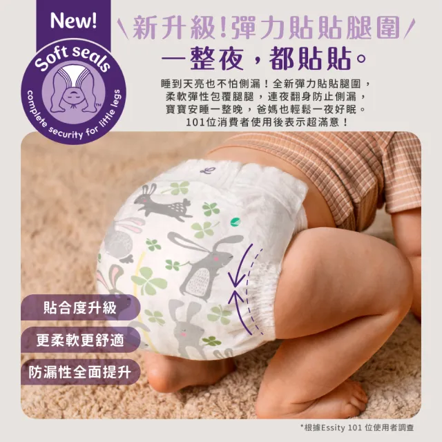 【麗貝樂】麗貝樂嬰兒紙尿褲Comfort 4-7號(包購)